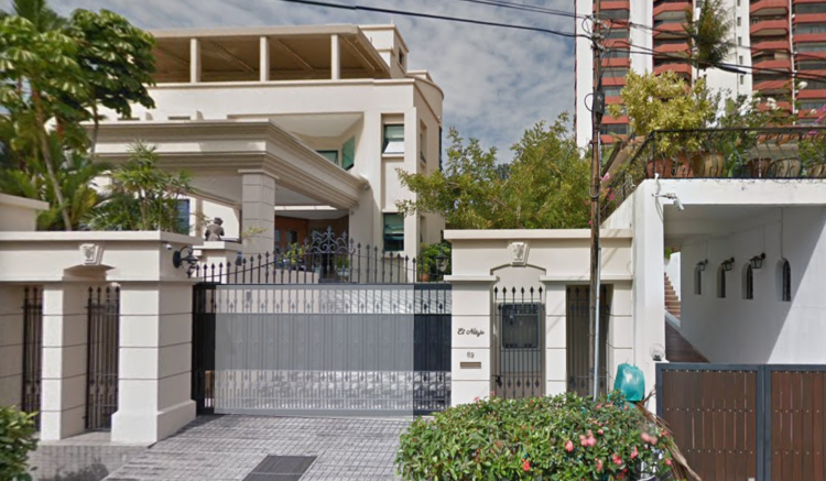 Modest family home, El Nitsjo, at 69 Tanjong Bunga Road, Penang