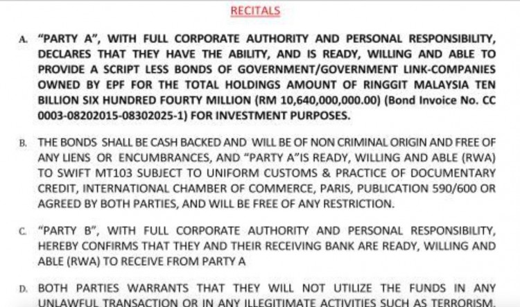 TJJR Diversified had access to the bonds according to an extensive legal agreement with a company that would help them receive cash leveraged from these by Limage Holdings