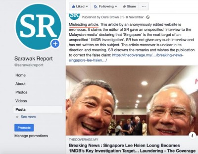 Singapore Sledgehammer? – SarawakReport