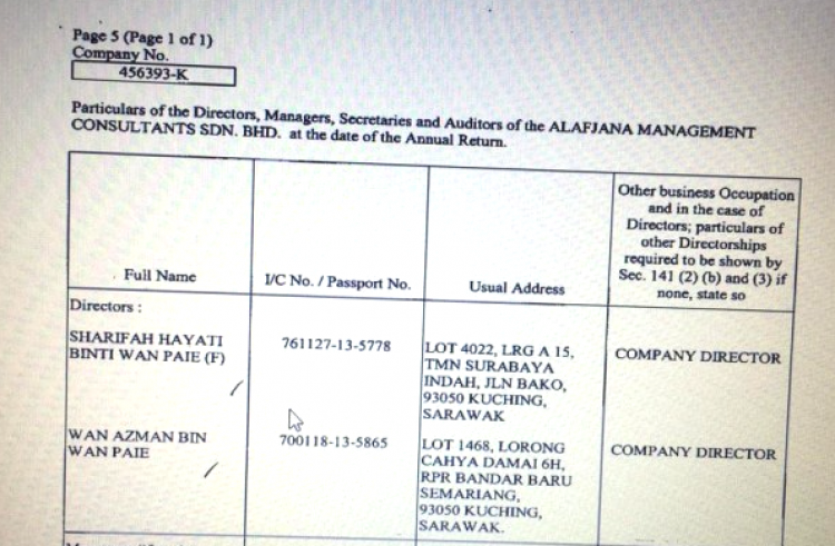 Alafjana Management is run by the grantee’s own siblings in an apparent flagrant breach of the rules